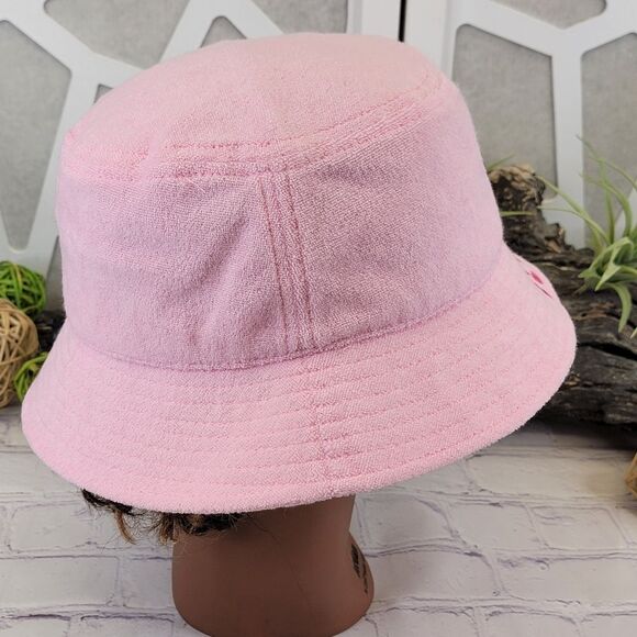 NWOT Jeffree Star Logo Pink Terry Cloth Bucket Hat main image 6